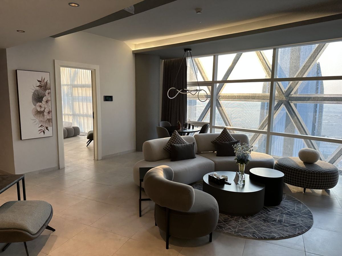 Living room at Al Jaber Twin Tower